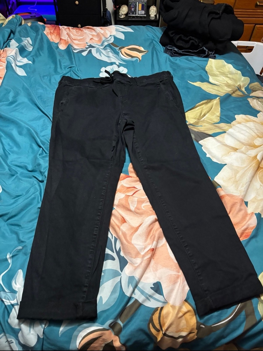 torrid Black drawstring pull on boyfriend Pants size 2X